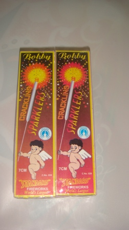 Product image for 7 cm bobby gold sparklers standard ( 10 boxes)