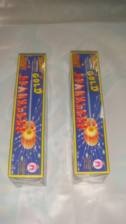 Product image for 12 cm gold sparklers standard (10 pieces in box)