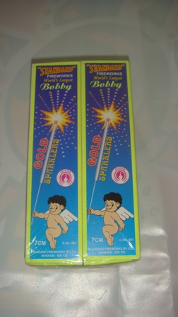 Product image for 7 cm bobby crackling sparklers standard (10 boxes)