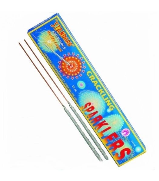 Product image for 15 cm crackling sparklers standard (10 pieces in box)