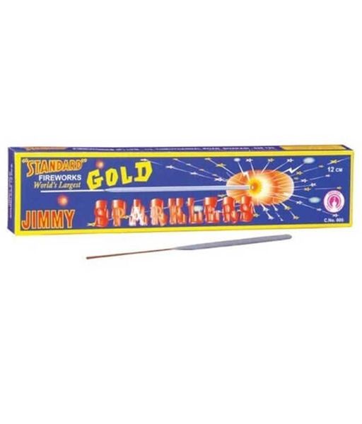 Product image for 12 cm gold sparklers standard (10 pieces in box)