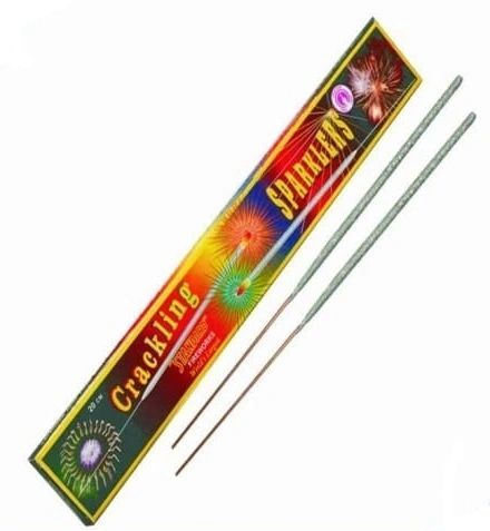 Product image for 30 cm crackling sparklers (5 pieces in box)